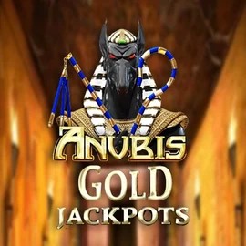 Anubis Gold Jackpots slot logo by Inspired Gaming at Spinalto Casino