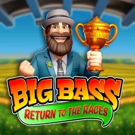 Big Bass Return to the Races slot visual from Pragmatic Play available on spinaltocasino.eu