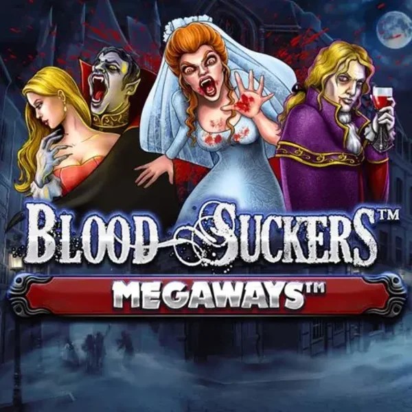 Slots logo of Blood Suckers Megaways from Red Tiger Gaming at Spinalto Casino