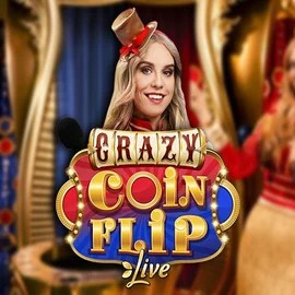 Crazy Coin Flip slot visual from Evolution available on spinaltocasino.eu
