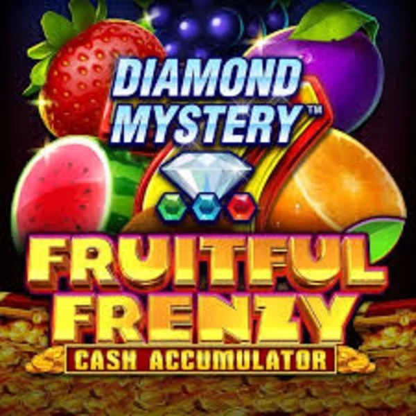 Diamond Mystery Fruitful Frenzy Cash Accumulator by Greentube, showcased at spinaltocasino.eu – game logo