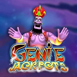 Genie Jackpots online game logo by Blueprint Gaming on spinaltocasino.eu