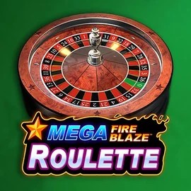 Mega Fire Blaze Roulette online game logo by Playtech on spinaltocasino.eu