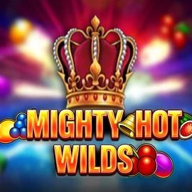 Mighty Hot Wilds logo – Slots by Inspired Gaming at Spinalto Casino