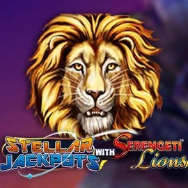 Stellar Jackpots with Serengeti Lions by Lightning Box Game, showcased at spinaltocasino.eu – game logo